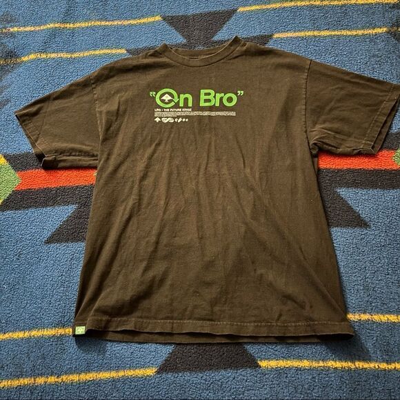 LRG x Future Kings Black Cotton T-Shirt (XL) - Picture 1 of 4